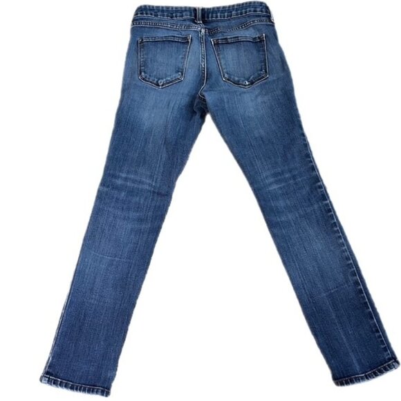 Old Navy Power Slim Straight Mid Rise Jeans Size 4P - Picture 2 of 7